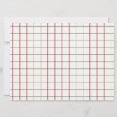 Frohe Weihnachten 10 Foto Tree Green Red (Rückseite)