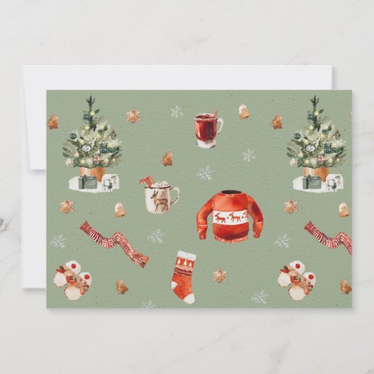 Frohe Weihnachten 10 Multi Foto - Grün P (Rückseite)