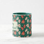 Frohe Weihnachten 11oz Green Hat & Mittens Tasse (Zentrum)