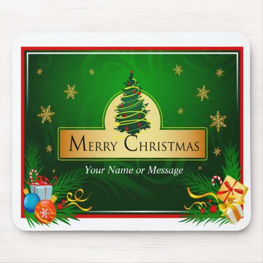 Frohe Weihnachten 12 Mousepad (Vorne)