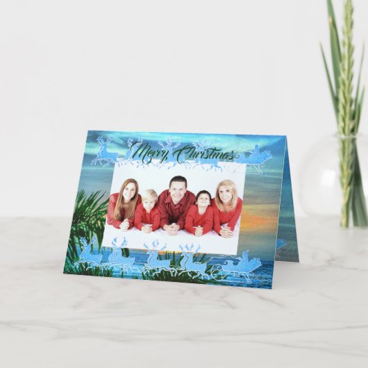 Frohe Weihnachten 1557 Urlaub Karte (Vorderseite)