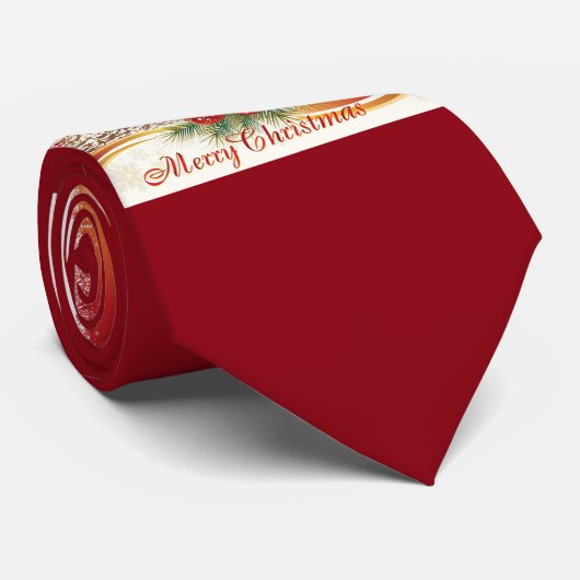 Frohe Weihnachten 16 Krawatte (Gerollt)