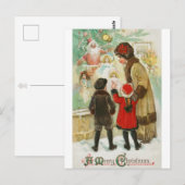 Frohe Weihnachten (1912) Postkarte - Vintag (Vorne/Hinten)