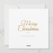 Frohe Weihnachten 1950 Vintage Lady (Rückseite)