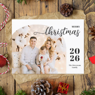 Frohe Weihnachten 1 Foto Bogen modern minimalistis