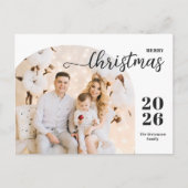 Frohe Weihnachten 1 Foto Bogen modern minimalistis (Vorderseite)