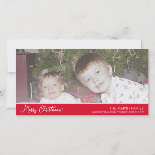 Frohe Weihnachten - 1 horizontales oder panoramisc (Vorderseite)