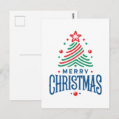 Frohe Weihnachten 1 Postkarte (Vorne/Hinten)