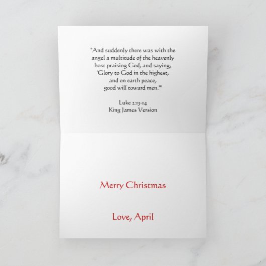 Frohe Weihnachten 2006 - Horizontal (Innenseite)