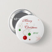 Frohe Weihnachten 2011 Button (Vorne & Hinten)