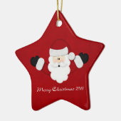 Frohe Weihnachten 2011 Keramikornament (Links)