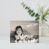 Frohe Weihnachten 2013 Foto-Flachkarte (Stehend Vorderseite)