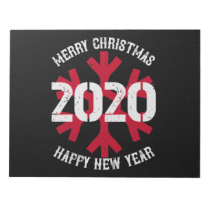 Frohe Weihnachten 2020 Frohes Neues Jahr Notizblock