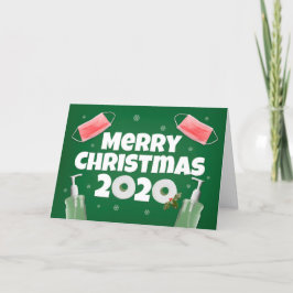 Frohe Weihnachten 2020 Gesichtsmasken Hand Sanitiz