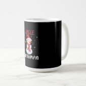 Frohe Weihnachten 2020 Onkel Snowman in Maske Paja Kaffeetasse (VorderseiteRechts)