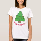 Frohe Weihnachten 2020 Toilettenpapier Baum Funny T-Shirt (Vorderseite)