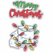 Frohe Weihnachten 2020 - Toilettenpapier Edition Aufkleber (Vorderseite)