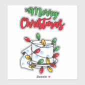 Frohe Weihnachten 2020 - Toilettenpapier Edition Aufkleber (Blatt)