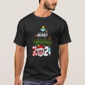 Frohe Weihnachten 2021 Familie Reindeer Funny Paja T-Shirt (Vorderseite)