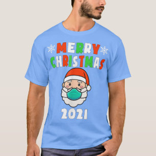Frohe Weihnachten 2021 Weihnachtsmaske Kinder Todd T-Shirt