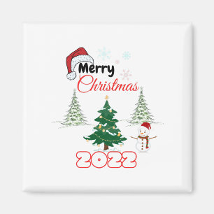 Frohe Weihnachten 2022 Magnet
