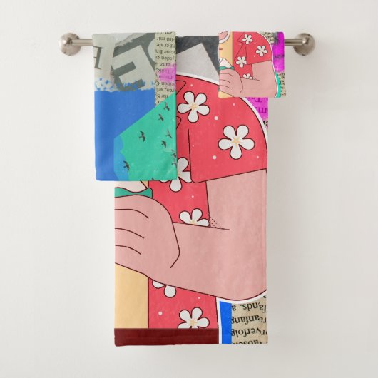 Frohe Weihnachten 2024 Badhandtuch Set (Insitu)