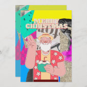 Frohe Weihnachten 2024 Einladung (Vorne/Hinten)