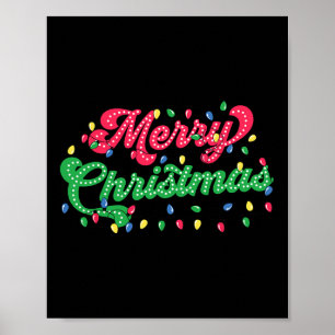Frohe Weihnachten 2024 Familie Matching Christmas Poster