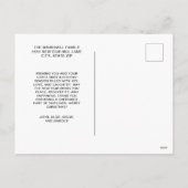 Frohe Weihnachten 2024 Foto Typografie (Rückseite)