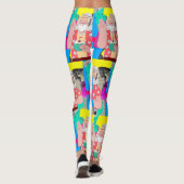 Frohe Weihnachten 2024 Leggings (Rückseite)