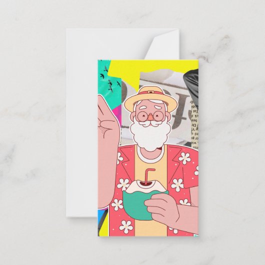 Frohe Weihnachten 2024 Mitteilungskarte (Vorderseite)