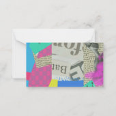 Frohe Weihnachten 2024 Mitteilungskarte (Rückseite)