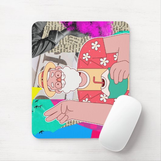 Frohe Weihnachten 2024 Mousepad (Mit Mouse)