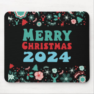Frohe Weihnachten 2024 Mousepad
