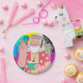 Frohe Weihnachten 2024 Pappteller (Party)