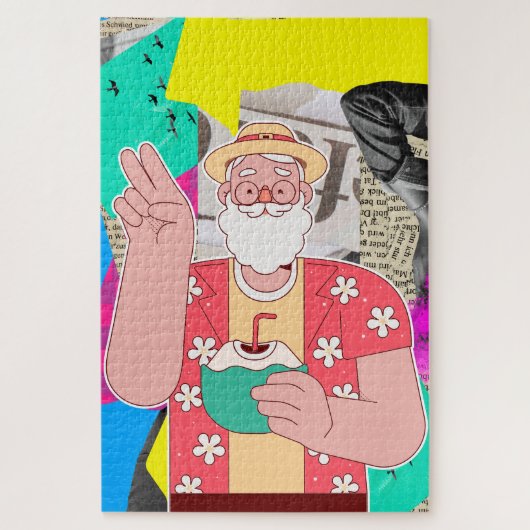 Frohe Weihnachten 2024 Puzzle (Vertikal)