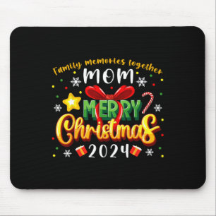 Frohe Weihnachten 2024 Weihnachten Familie Gruppe  Mousepad