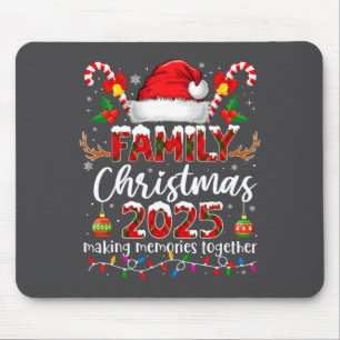 Frohe Weihnachten 2025 Familien-Pyjamas Xmas Mousepad