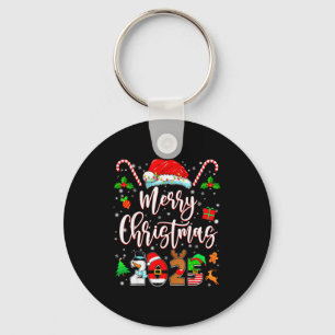 Frohe Weihnachten 2025 Familien-Pyjamas Xmas  Schlüsselanhänger