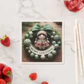 Frohe Weihnachten 2025: Feiern mit Freude und Wärm Serviette (Beispiel)