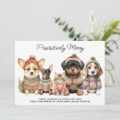 Frohe Weihnachten 2025 Kalender Hunde Haustier (Stehend Vorderseite)