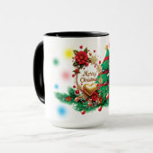 Frohe Weihnachten 2025 Tasse (Vorderseite Links)