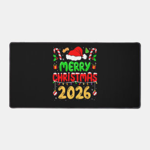 Frohe Weihnachten 2026 Familien-Matching-Kostüm Sa Schreibtischunterlage