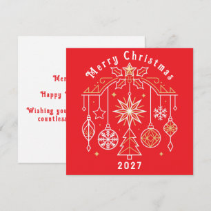 Frohe Weihnachten 2027 Design