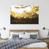 Frohe Weihnachten 22 überpackte Canvas Leinwanddruck (Insitu (Schlafzimmer))