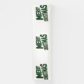 Frohe Weihnachten 2.5x10 Vinyl Banner (Vertikal)