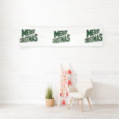 Frohe Weihnachten 2.5x10 Vinyl Banner (InSitu)