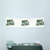 Frohe Weihnachten 2.5x10 Vinyl Banner (Messeveranstaltung)