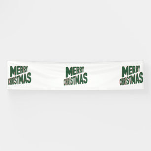 Frohe Weihnachten 2.5x12 Vinyl Banner