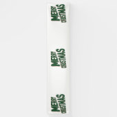 Frohe Weihnachten 2.5x12 Vinyl Banner (Vertikal)